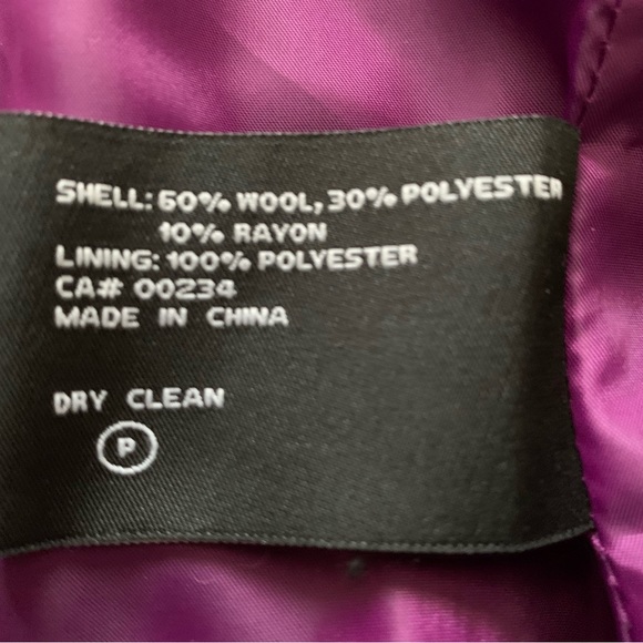 London Fog black mid length trench coat - Picture 3 of 5